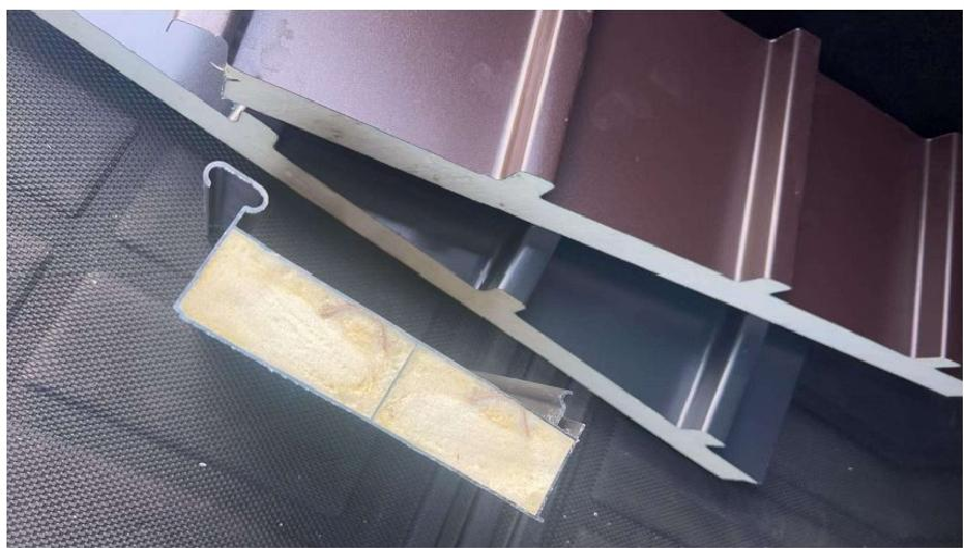 Polyurethane Corrugated Color Steel Panel